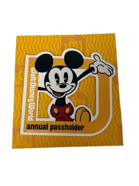 Disney World Annual Passholder Mickey Mouse Car Magnet Exclusive Souvenir